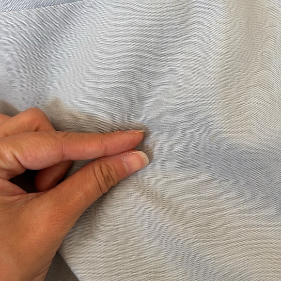 H&M | Baby Blue Linen-Blend Lightweight Blazer - Picture 5 of 6